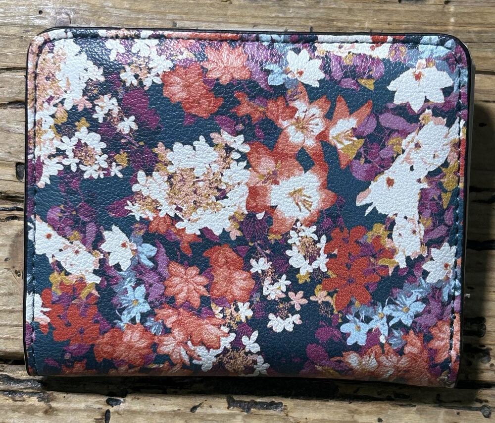 Sonoma Goods for Life Women's Multi Storybook Floral RFID-Blocking Wallet-NWT